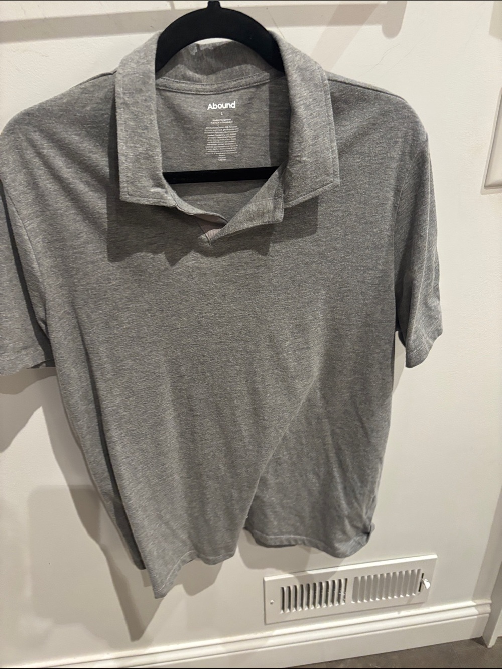 Abound Men's Light Gray Polo Shirt